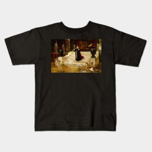 Salome and the Tigers by Rudolf Ernst Kids T-Shirt